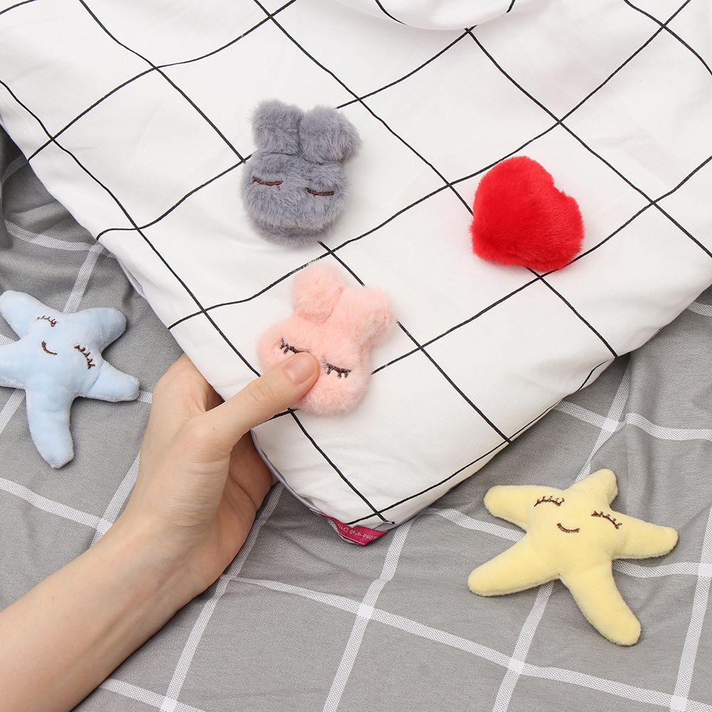 DORAW Bộ 4 Kẹp Cố Định Ga Trải Giường Chống Trượt Hình Trái Tim Dễ Thương