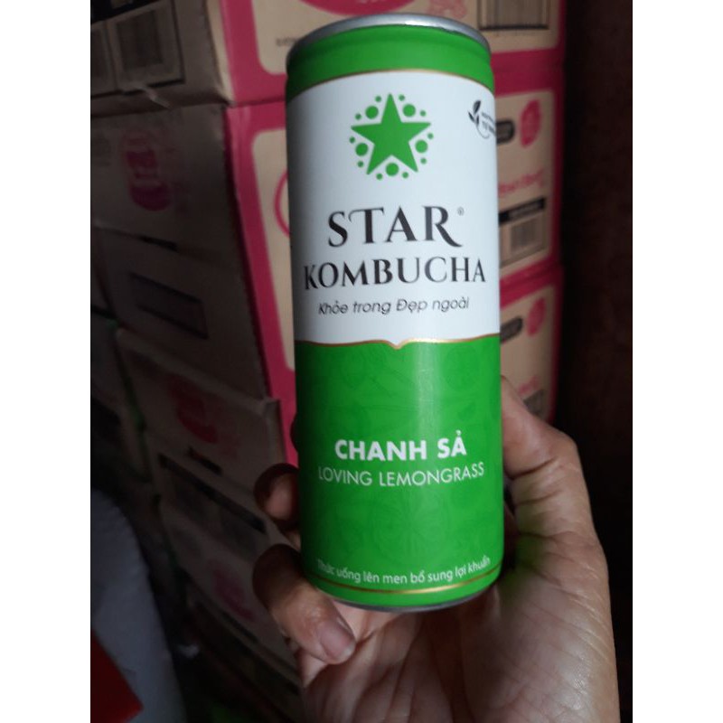 Lốc 6 lon đủ vị thức uống lên men bổ sung lợi khuẩn STAR KOMBUCHA (250ml/lon)
