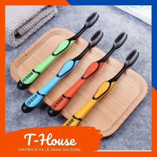 Bàn chải đánh răng than tre siêu mềm mịn Bossi Hàn Quốc - Bàn chải đánh răng than tre giúp trắng răng