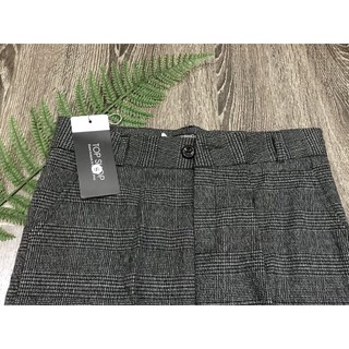 Quần baggy vải kẻ (Ảnh thật)