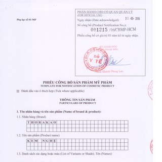 Kem nghệ Thorakao 7g, 10g
