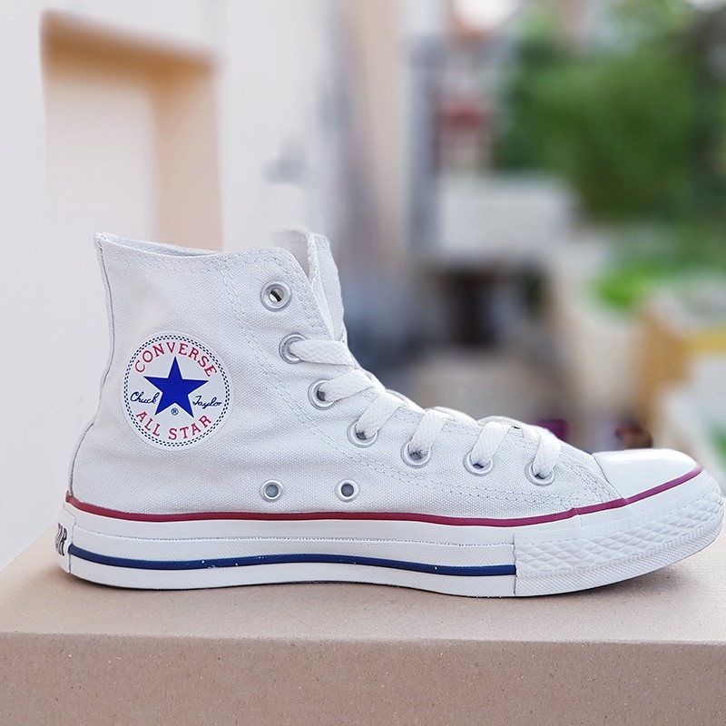 Giày thể thao Converse Chuck Taylor trắng, size 38, real 2hand