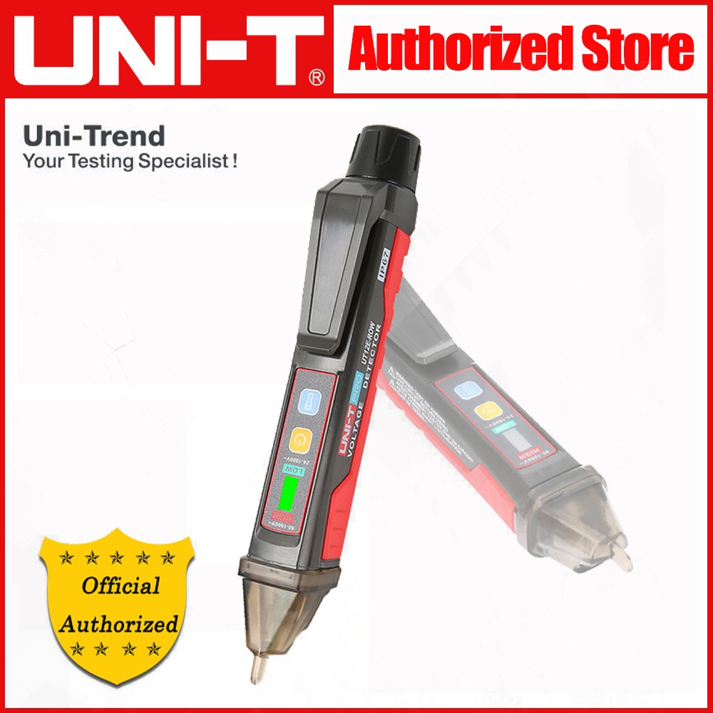 Bút thử điện UNI-T cảm biến dòng điện AC 24V-1000V UT12E UT12M không tiếp xúc