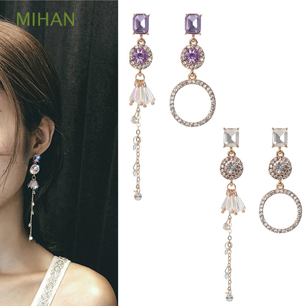 Khuyên tai chuỗi không đối xứng phong cách cổ điển