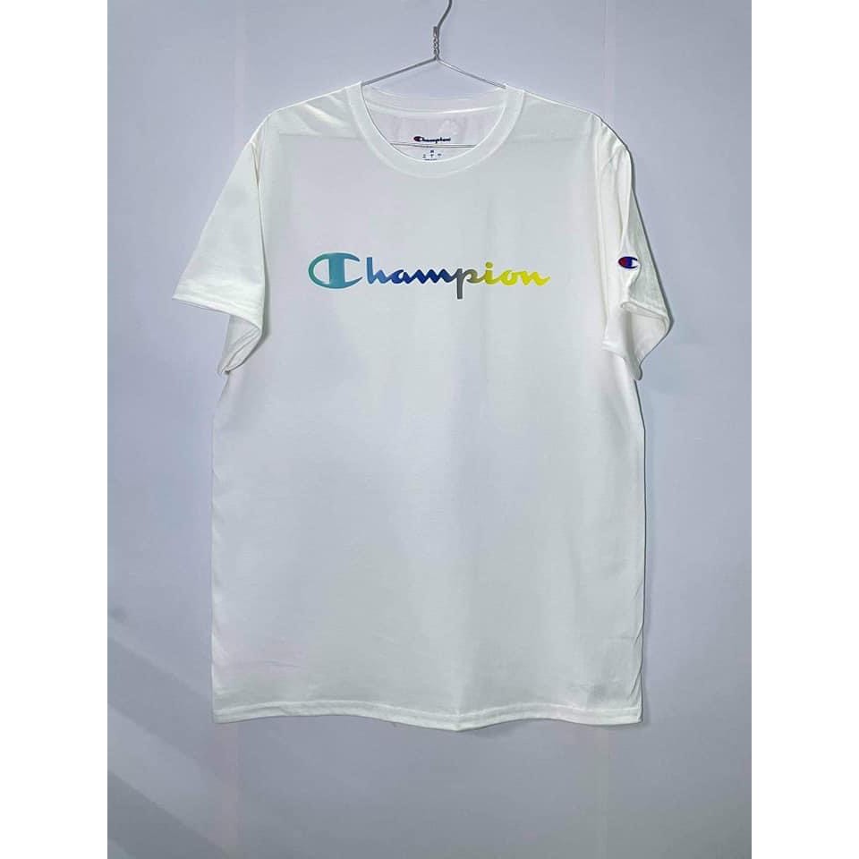 Áo Thun Nam Nữ Champion Gradient Logo T-Shirt ( TAGLESS )