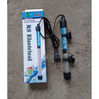 Máy sưởi cho bể cá, hồ cá rs, khung thủy tinh, công suốt 25 - 50w