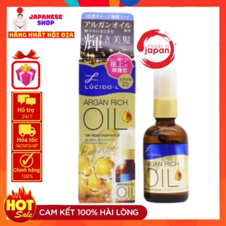 Tinh dầu dưỡng tóc lucido-l argan rich oil - 60ml nhật bản - japanese shop