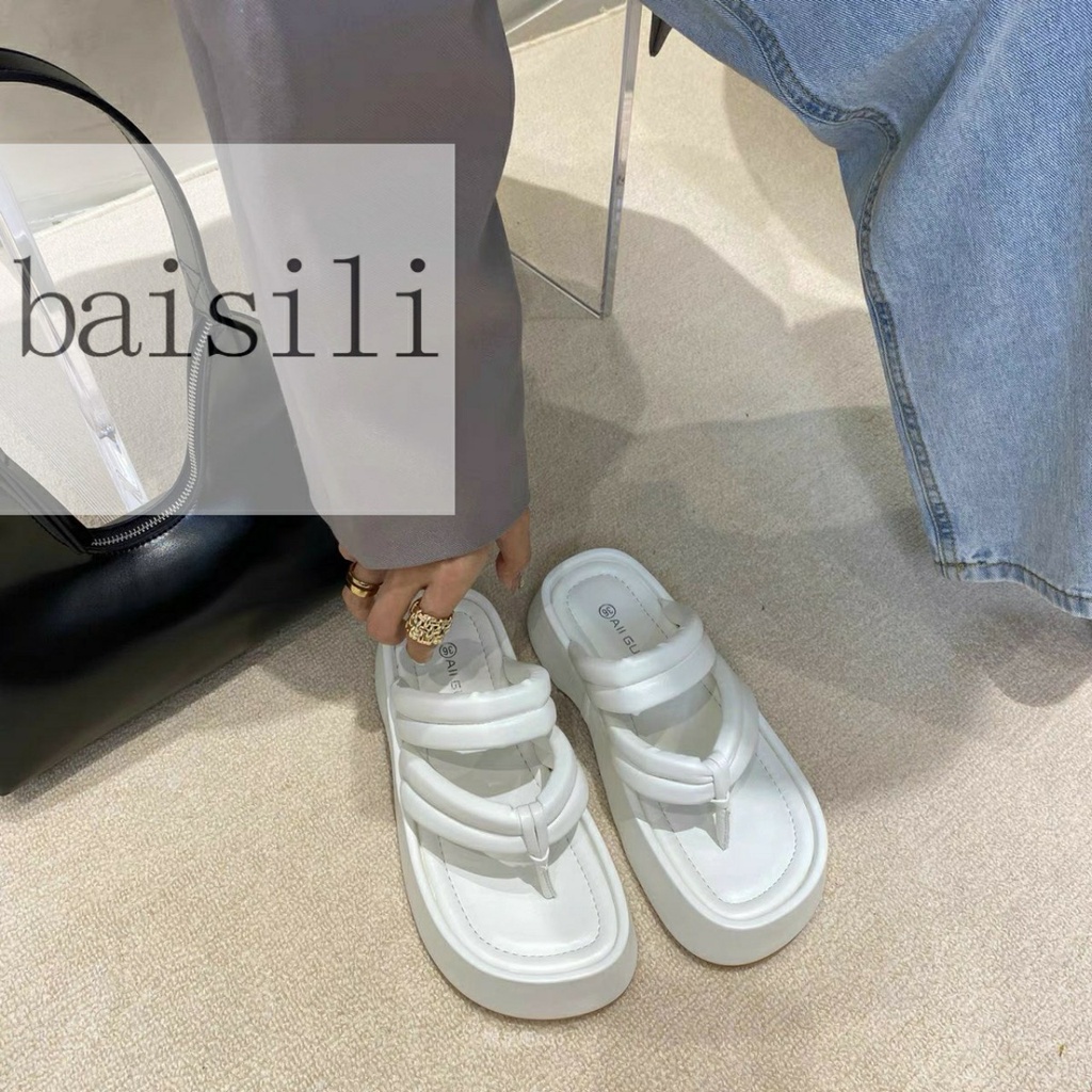 DÉP XUỒNG BAISILI - DÉP THỜI TRANG NỮ PHONG CÁCH HIỆN ĐẠI QUAI NGANG KẸP ĐẾ BẰNG BD220869