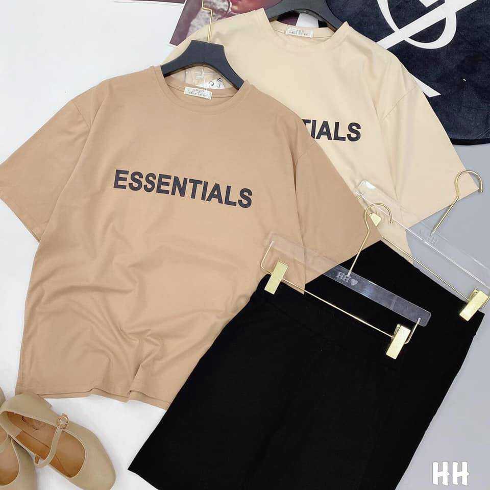 Set áo thun in ESSENTIALS +quần legging ulzzang thời trang nữ Fmstyle Saigon 21SB03D31301