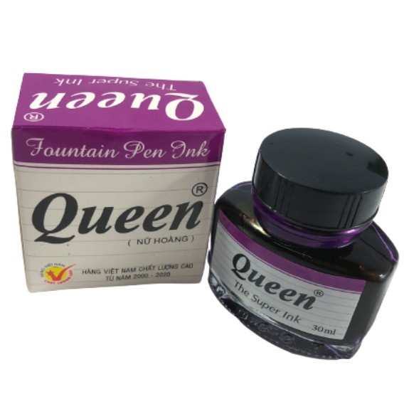Sỉ 24 Lọ Mực viết bút máy,Mực Queen