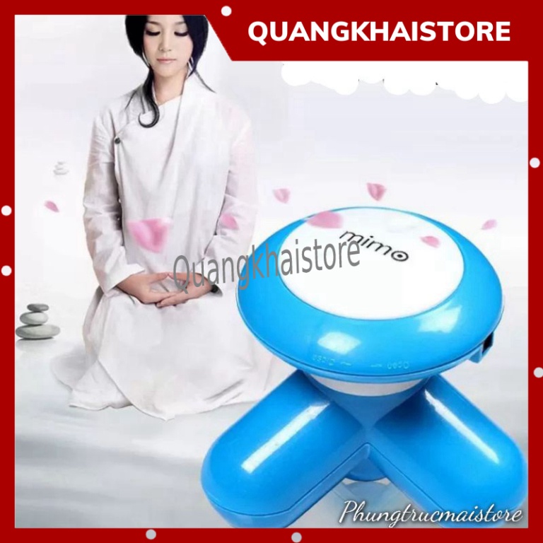 Máy massager cầm tay mini 3 chân chính hãng MIMO