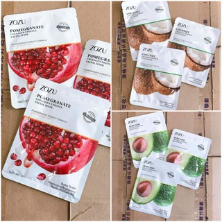 [Chọn Mẫu] 1 Miếng Mặt Nạ Dưỡng Trắng Da Bơ, Dừa, Lựu