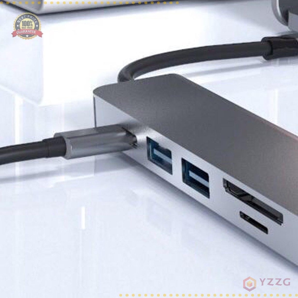 Bộ chia cổng type C 4K USB 2.0/3.0 HDMI cho Apple Macbook