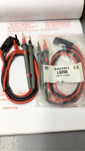 Freeship 99k TQ_Dây đo kẹp dòng Hioki L 9208