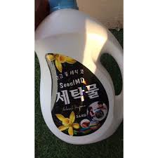 [Không thơm Hoàn tiền] Nước giặt Hàn Quốc Seoul MD - Giặt xả 2 trong 1 - Can 3.6Lit