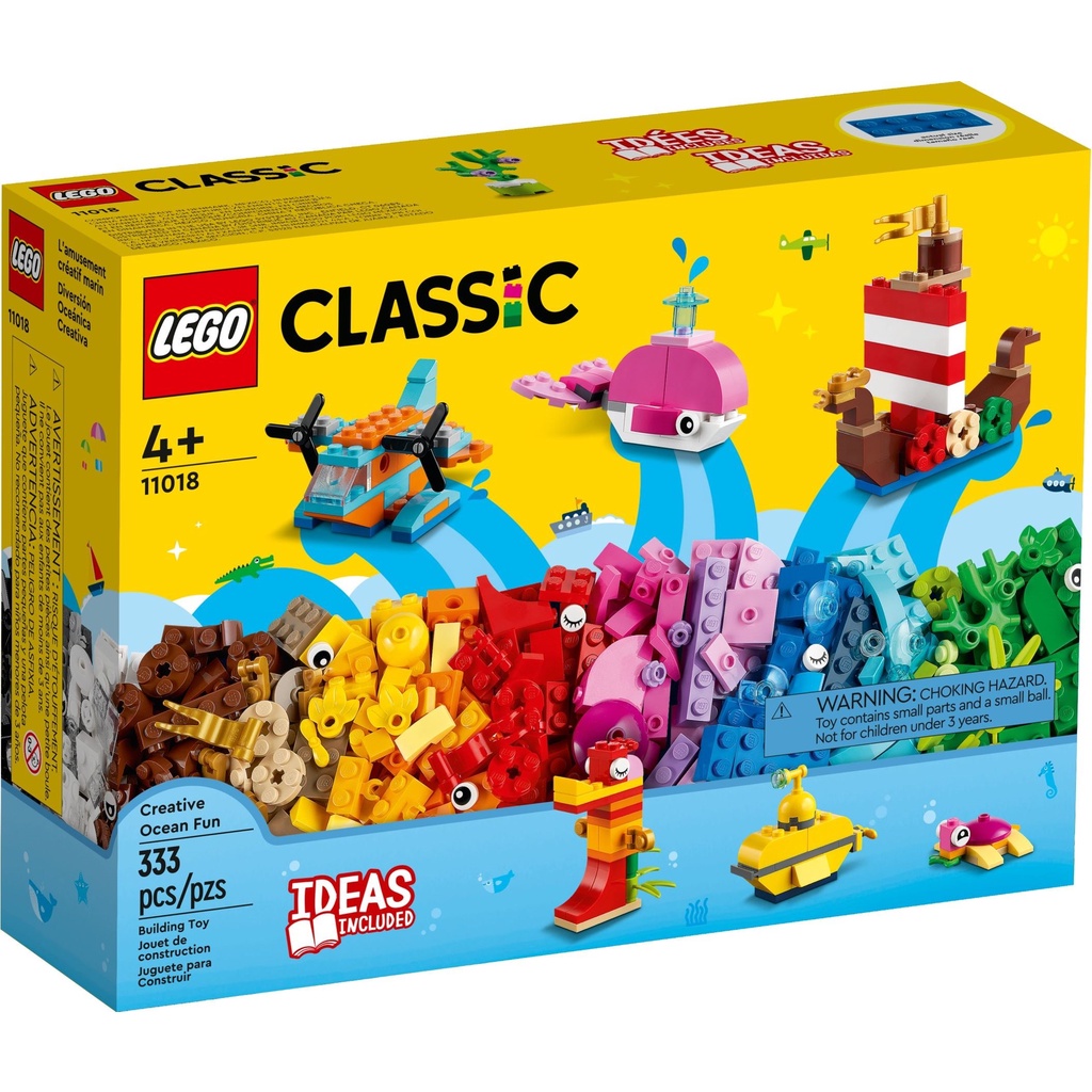 LEGO 11018 Classic - Hộp gạch đại dương sáng tạo