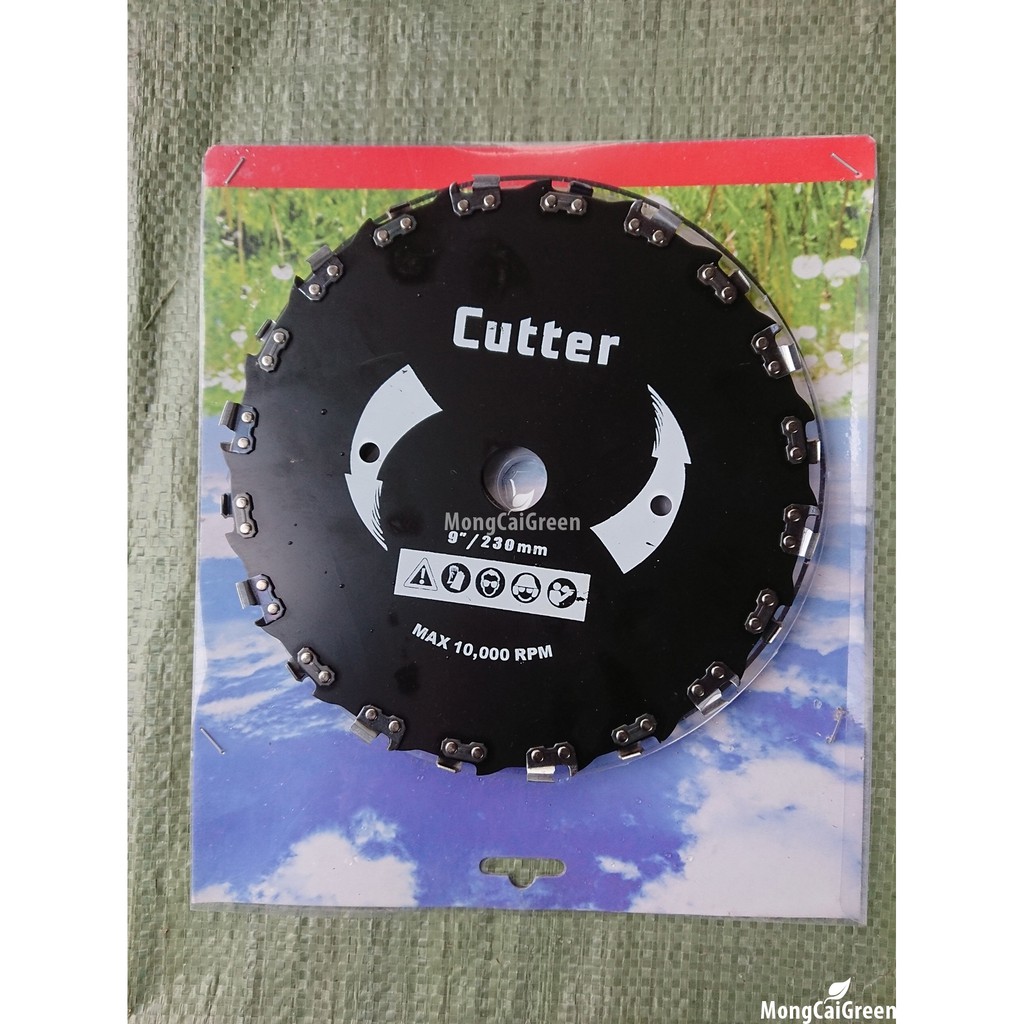 Lưỡi cắt gỗ gắn máy cắt cỏ dạng đĩa tròn loại tốt giá rẻ nhất 230mm với 20 răng chuyên dụng