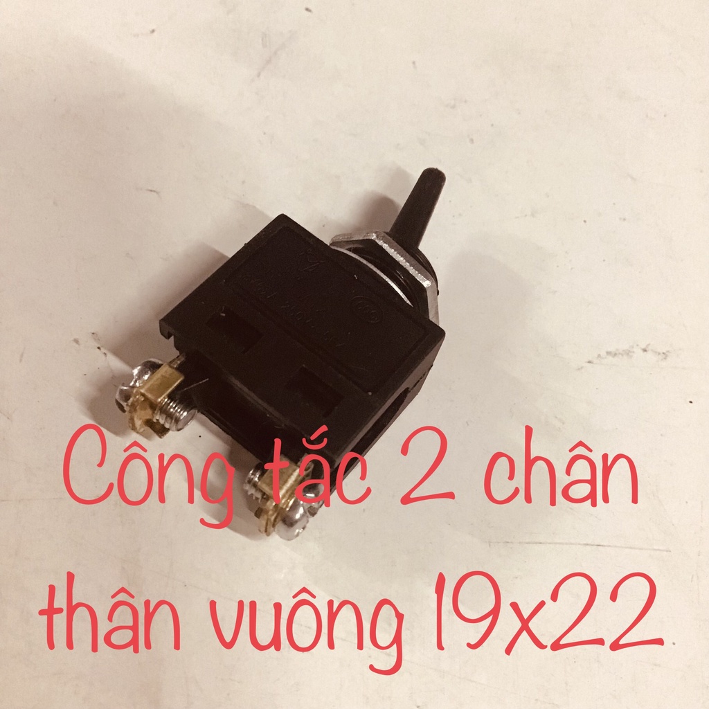 Công tắc đuôi gạt 9523 9553 on off 2 chân thông dụng - phụ tùng quạt