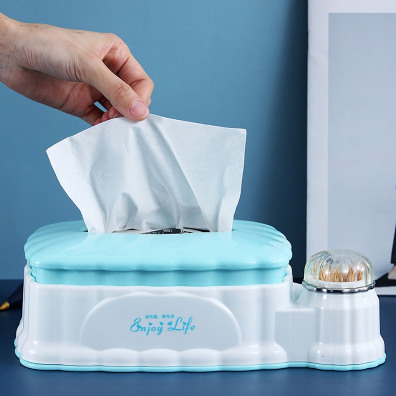 Hộp Đựng Khăn Giấy Có Nắp Tháo Rời Được Tiện Lợi Dành Cho Văn Phòng / Bàn Ăn