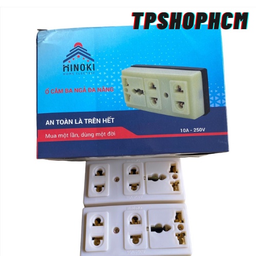 Combo 5c phích Hinoki đực chống cháy chống va đập hàng an toàn chính hãng chất lượng cao
