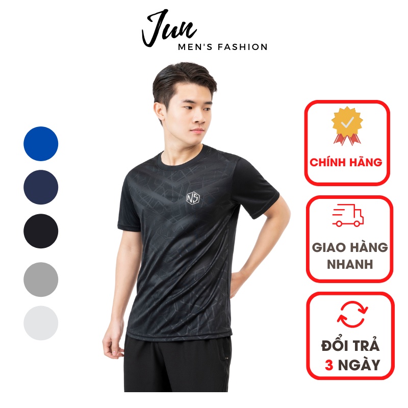 Áo phông thể thao nam JUN FASHION STORE áo thun nam ép vân, co giãn, đủ màu, shop tự chụp