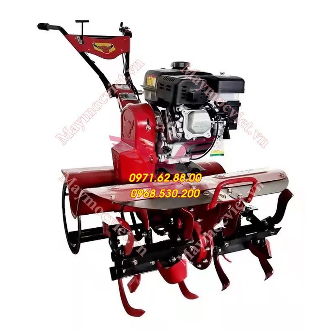 Máy xới đất mini cho gia đình chạy xăng phay trước
