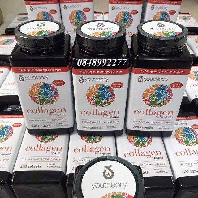 [Mã 77FMCGSALE giảm 8% đơn 500K] [Ship nhanh+Date xa] 390v Viên uống đẹp da COLLAGEN YOUTHEORY - Mỹ | BigBuy360 - bigbuy360.vn