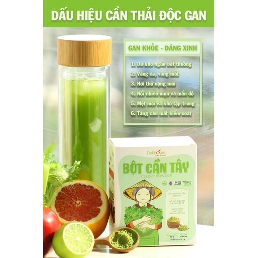 Combo bột rau xanh Dalahouse (hộp 20 gói x 3g) (kale, lúa mì, bó xôi, cần tây)