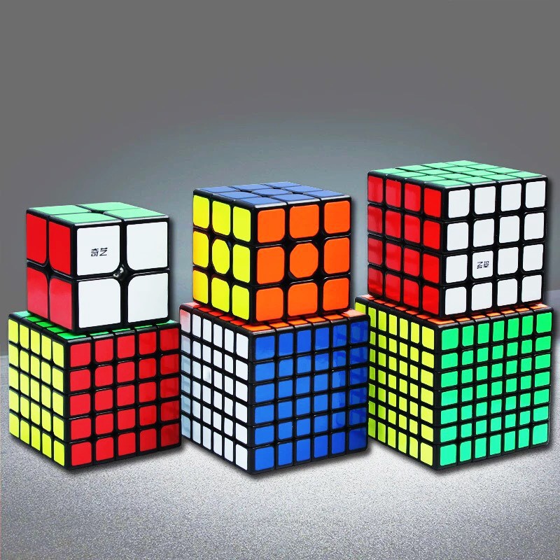 Rubik 2x2x2, 3x3x3, 4x4x4, 5x5x5, 6x6x6, 7x7x7 - Rubik Magic Cube Viền Đen Cao Cấp