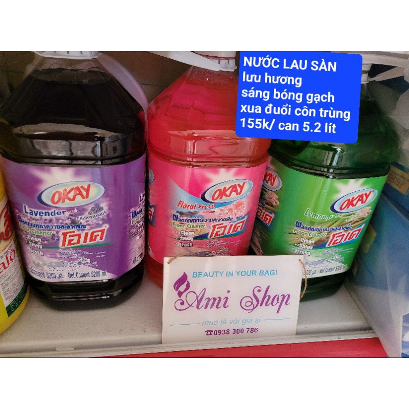 Nước lau sàn Okay Thái Lan 5.2 lít