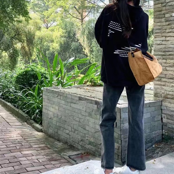 Áo Len Nữ Có Mũ Rộng Rãi Mới Mùa Thu Phong Cách Hàn Quốc Thời Trang Ngọt Ngào Và Mát Mẻ Áo Khoác Mỏng