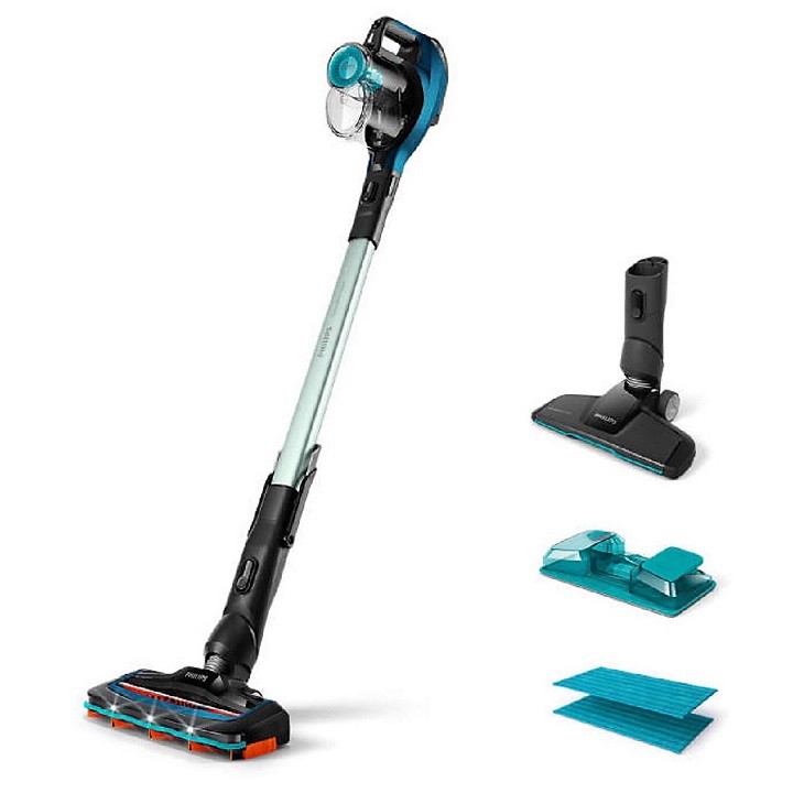 Máy hút bụi không dây dạng cán Philips FC6728 hàng chính hãng, bảo hành 24 tháng.