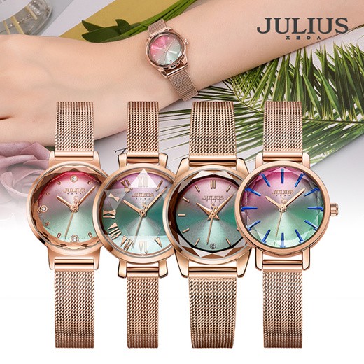 Julius Official | Đồng hồ nữ Julius JA-999 dây thép