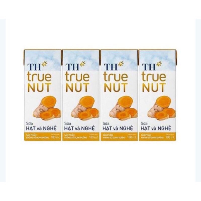 1 hộp sữa TH TRUE NUT mắc ca/nghệ/gấc/hạnh nhân 180ml