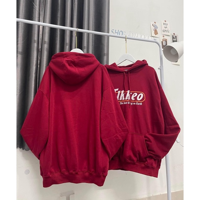 [ Rẻ vô địch ] Áo hoodie form rộng tay bồng mũ hai lớp - Tikkeo