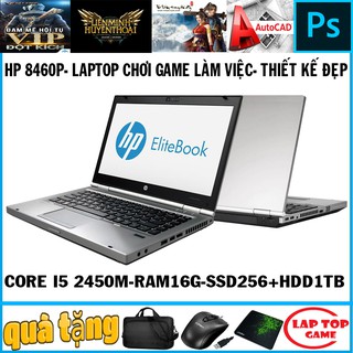 laptop chơi game đồ họa, thiết kế đẹp hp 8460p core i5 2450m,laptop cũ chơi game cơ bản