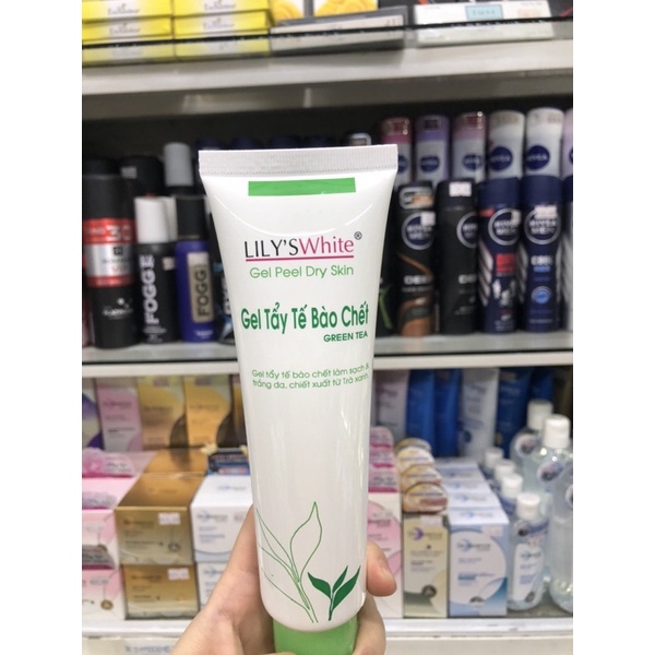 Gel tẩy tế bào chết lilyswhite trà xanh 100g