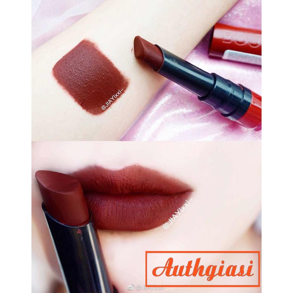 Son Bourjois thỏi màu 12 Đỏ Nâu