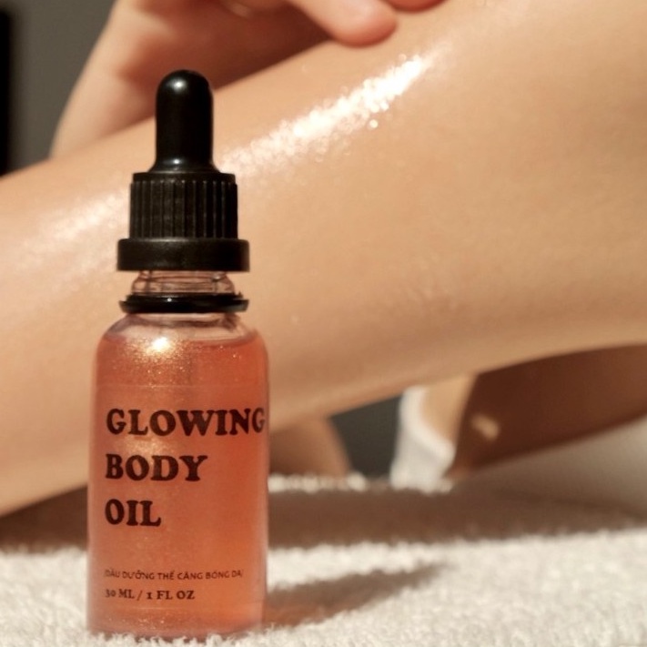 ⚡ FREESHIP⚡ Dầu dưỡng Body Handmade Glowing Body Oil thể nhũ dưỡng da ẩm mượt