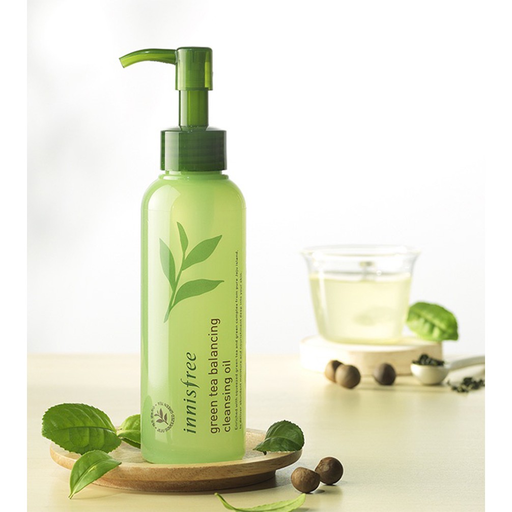 Tinh Chất Làm Sạch Innisfree Trà Xanh Green Tea Balancing Cleansing Oil 150ml