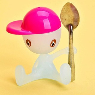 Ly Ăn Trứng Vịt Lộn có nắp đựng muối tiêu kèm muỗng đáng yêu, ngộ nghĩnh, độc lạ (giao màu ngẫu nhiên)