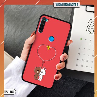 Ốp Xiaomi Redmi Note 8 - lưng nhám viền dẻo ngộ nghĩnh