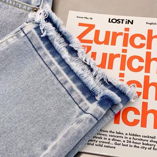 Hstyle - Quần jeans rách phong cách