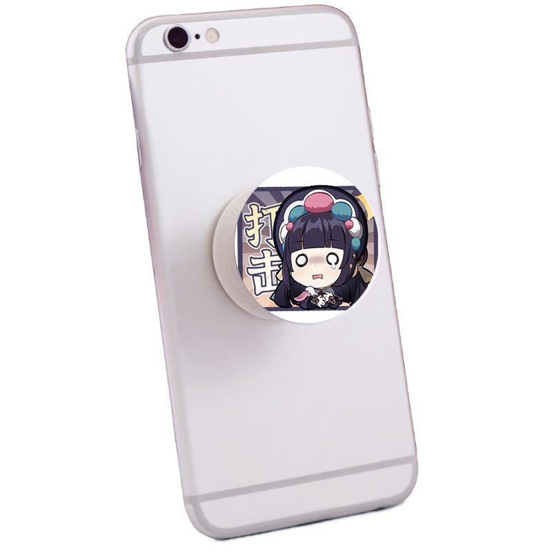 Popsocket - Giá đỡ điện thoại in hình GENSHIN IMPACT ver CHỮ NHẬT game anime chibi tiện lợi dễ thương