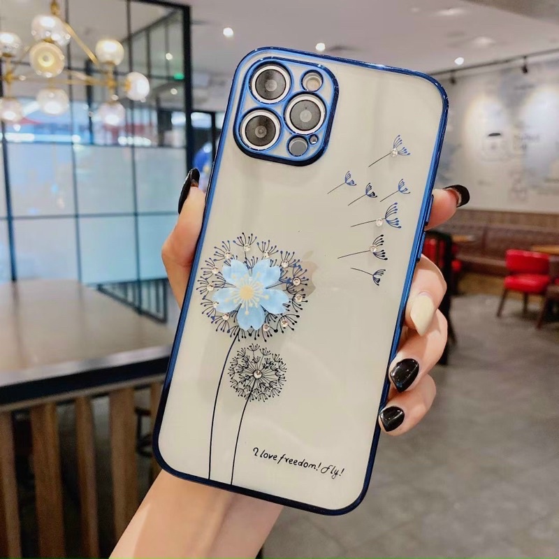 Ốp Silicon đính đá bồ công anh ip7p/Xs/Xsmax