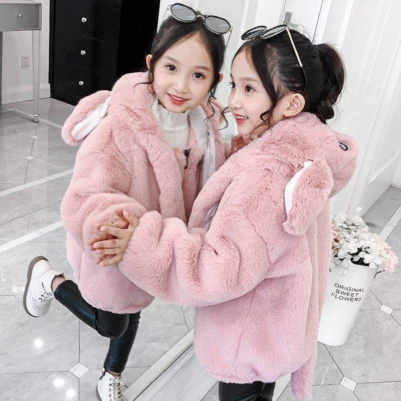 Áo lông cho bé kute, Áo khoác lông cho bé, Áo khoác mùa đông cho bé.