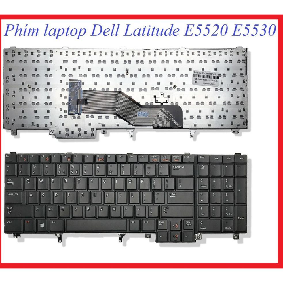💥 Phím ZIN 💥 Bàn phím laptop Dell Latitude E5520 E5530 Không LED,Không chuột