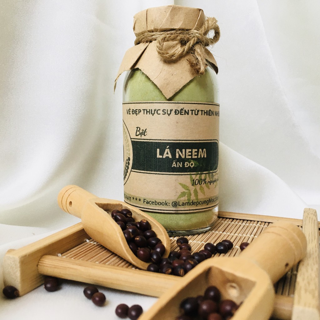 Bột Lá Neem thiên nhiên đắp mặt nạ nguyên chất 100ml (60g)