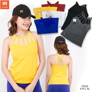 Áo ba lỗ tập gym yoga phối lưới gymme 17075