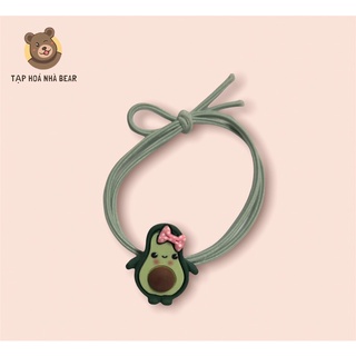 Dây Cột Tóc Cao Su Co Giãn Phong Cách Hàn Quốc